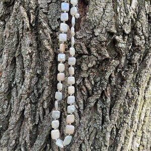 White Baroque Freshwater Pearl Necklace